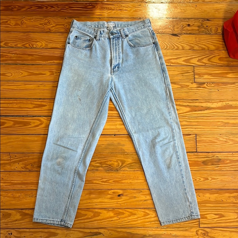Merona Straight Leg Blue Jeans Classic Fit